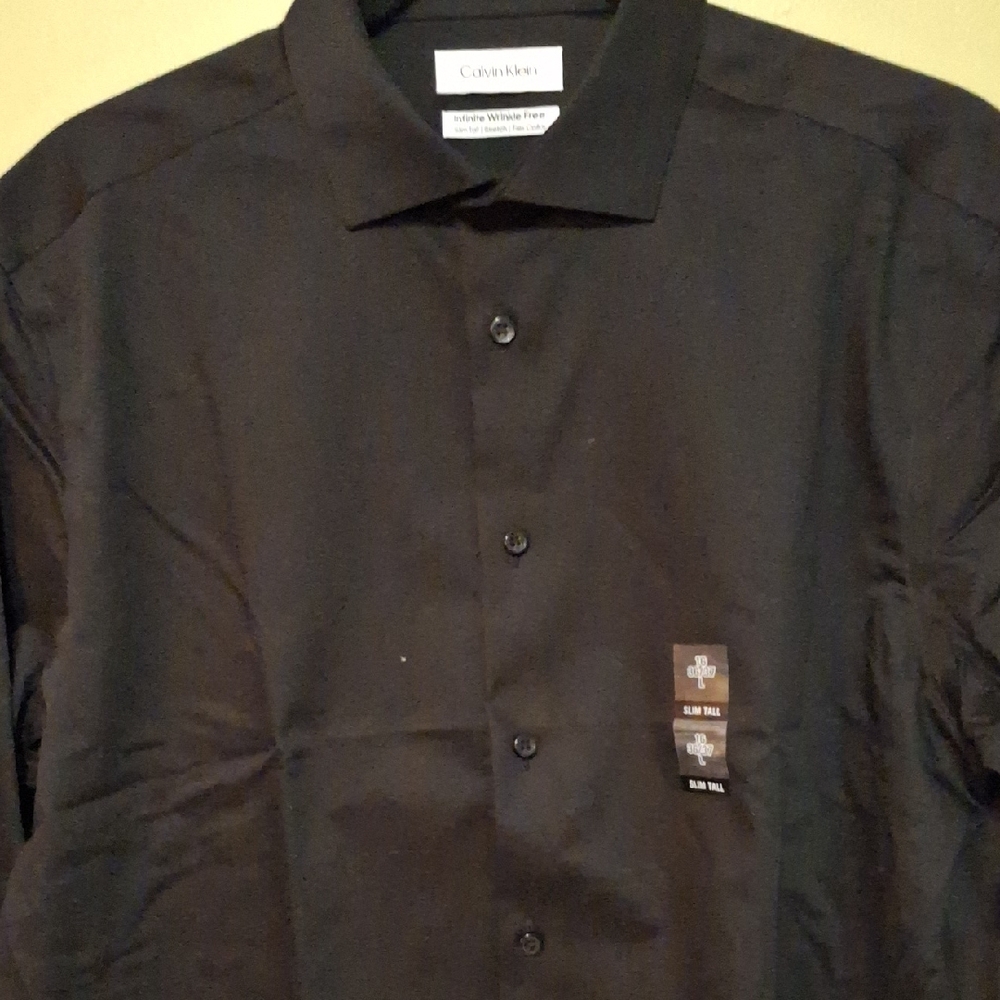 Calvin Klein Men's Dark Button Down Shirt